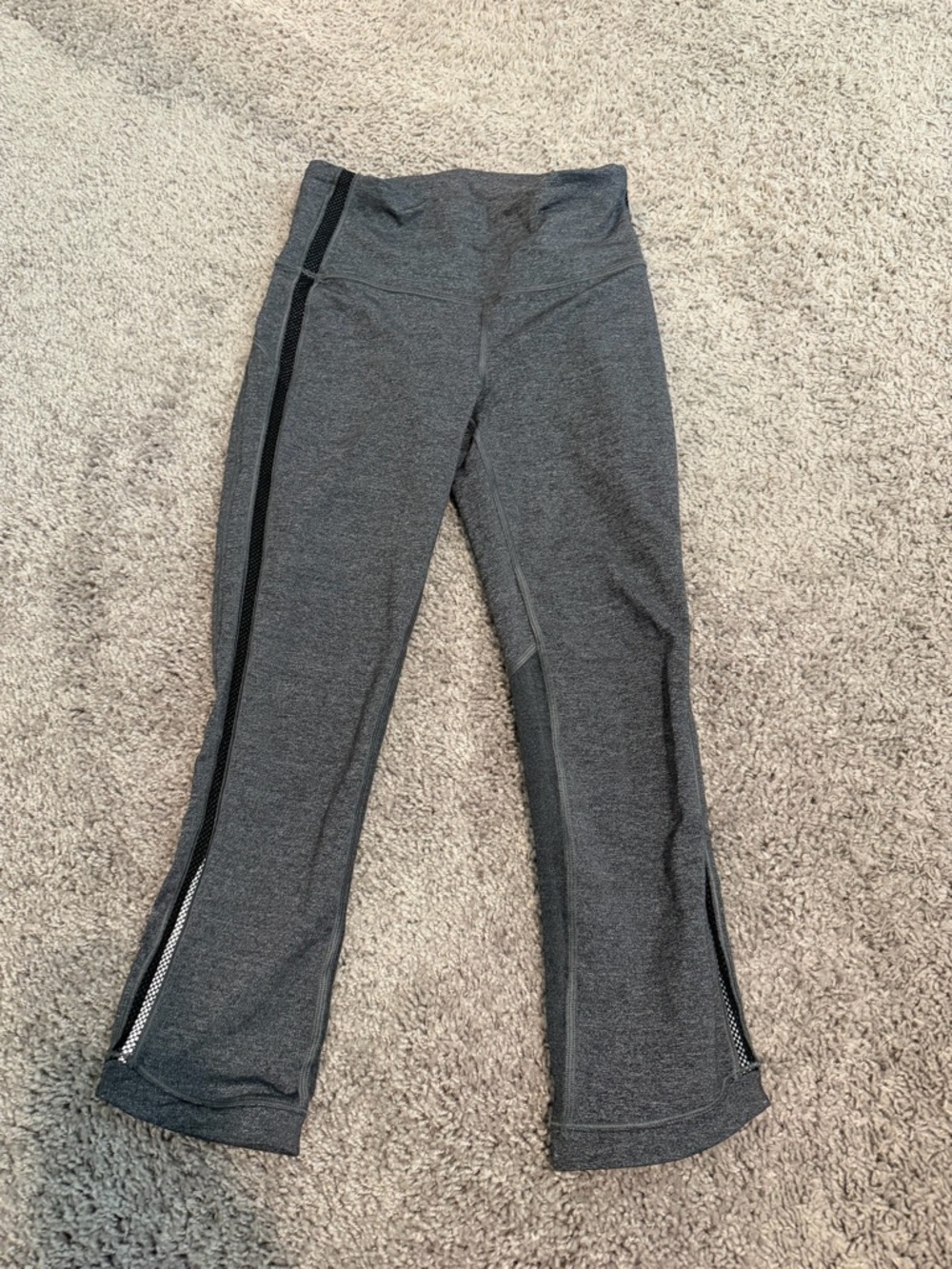 Lululemon Cropped Grey Leggings